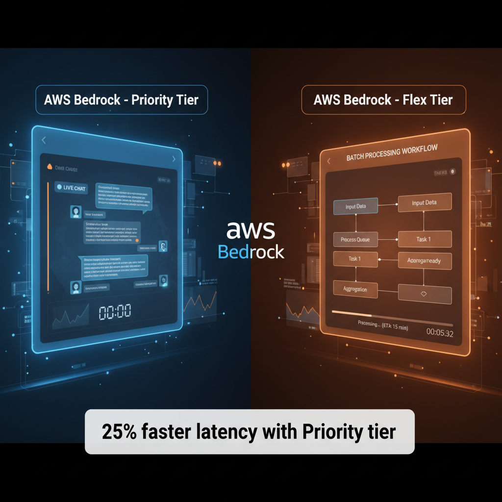 Amazon Bedrock's new tiers let you pick your AI speed-vs-cost ratio