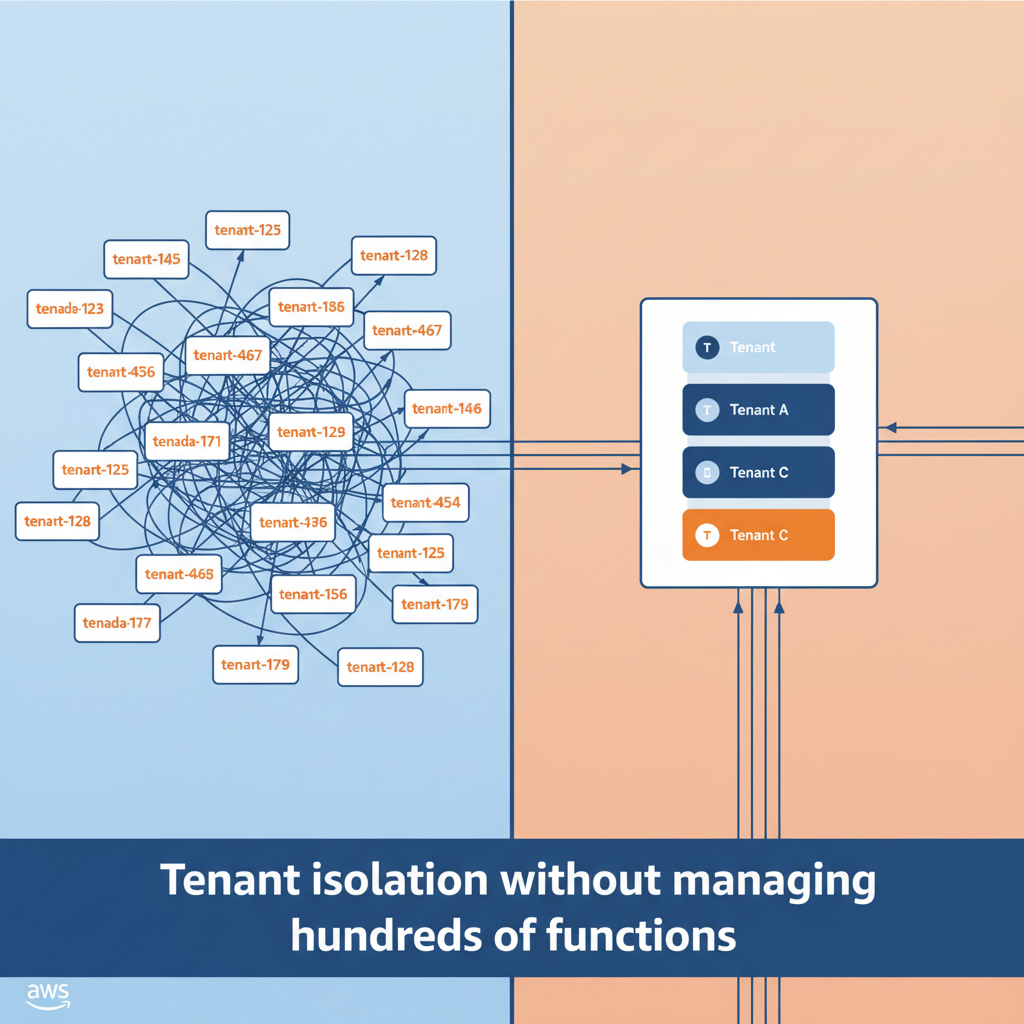 AWS Lambda tenant isolation mode: no more multi-tenant headaches