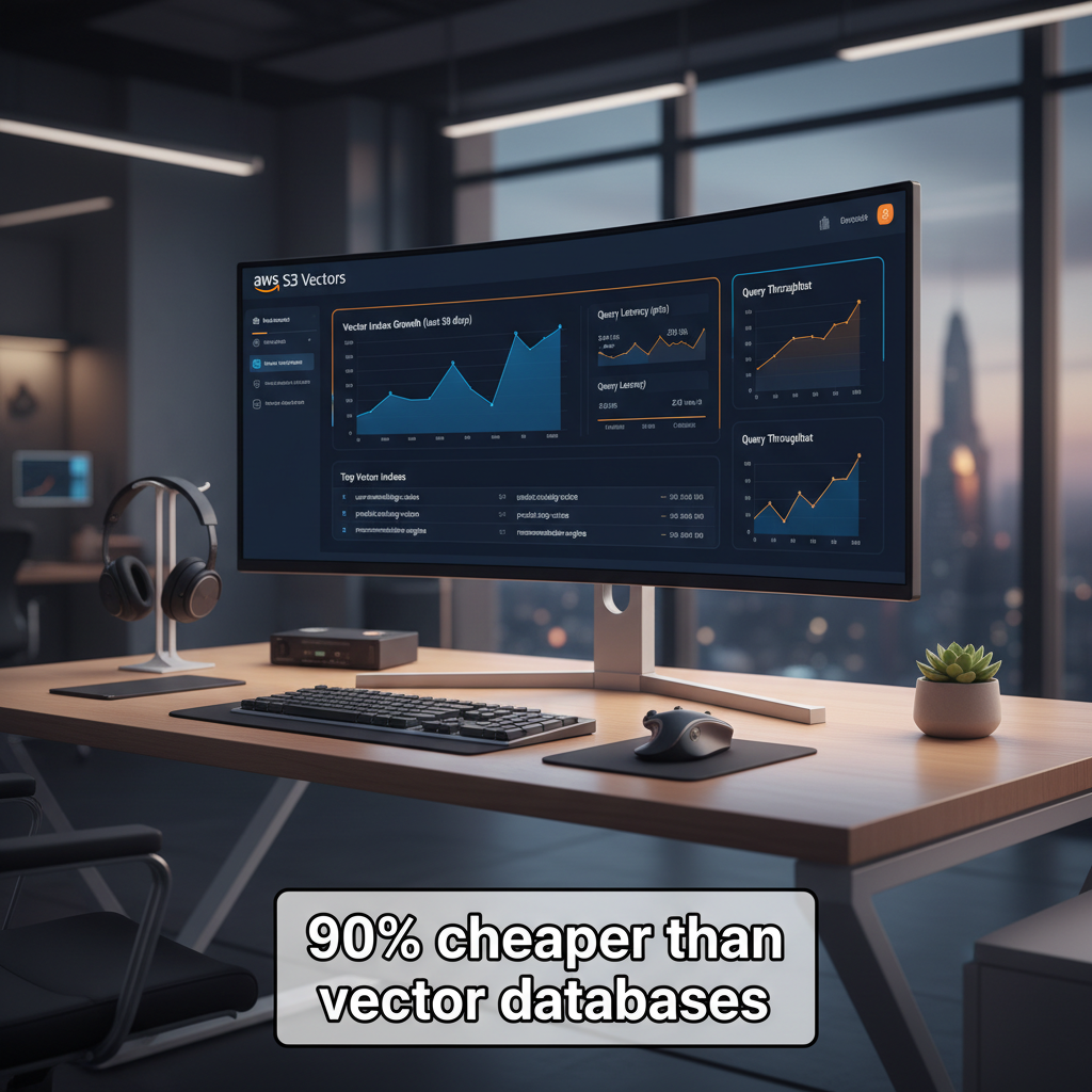 S3 Vectors goes live: 2B vectors per index, 100ms queries