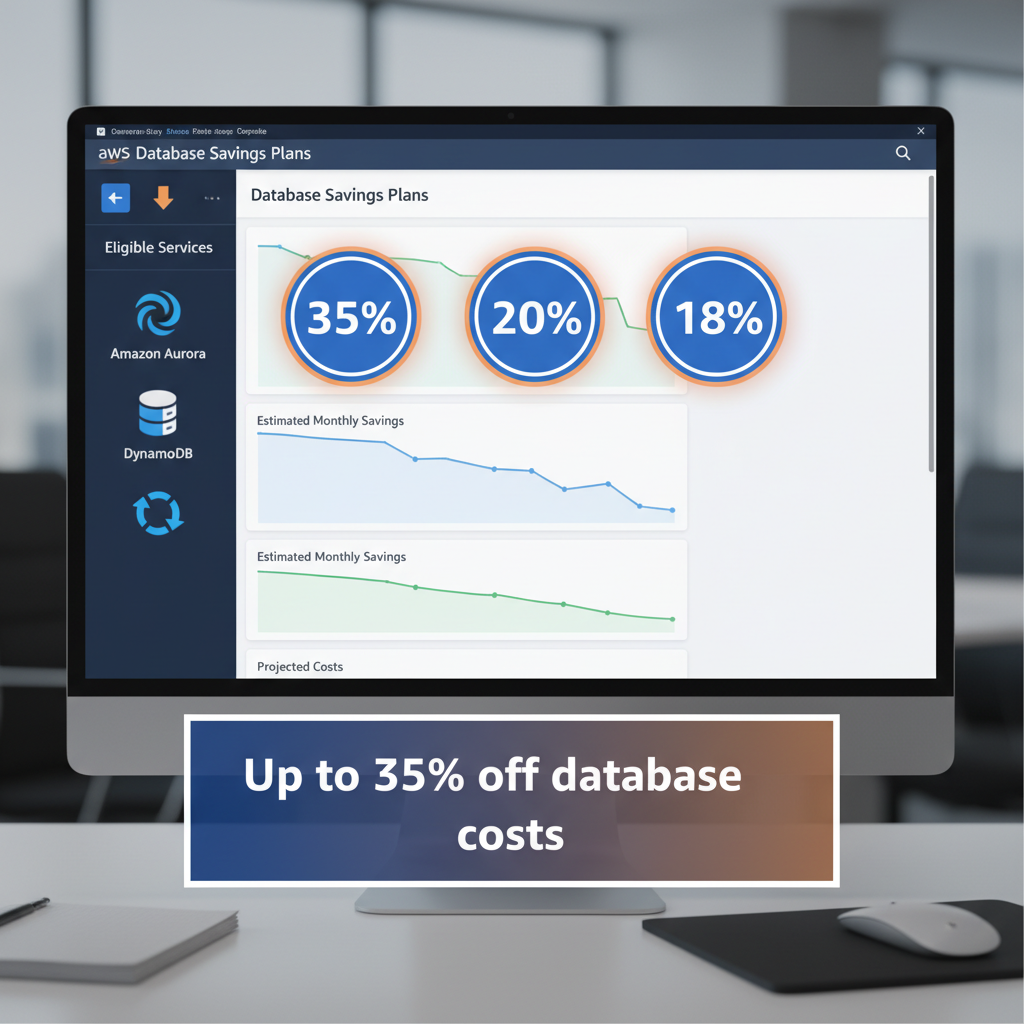 AWS Database Savings Plans cut costs by 35%